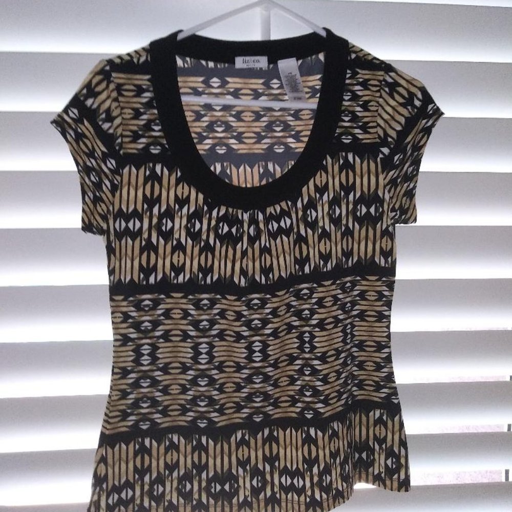 Size PM Liz & Co. blouse condition 9/10